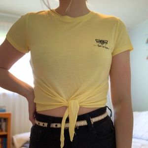 H&M yellow bee t-shirt
